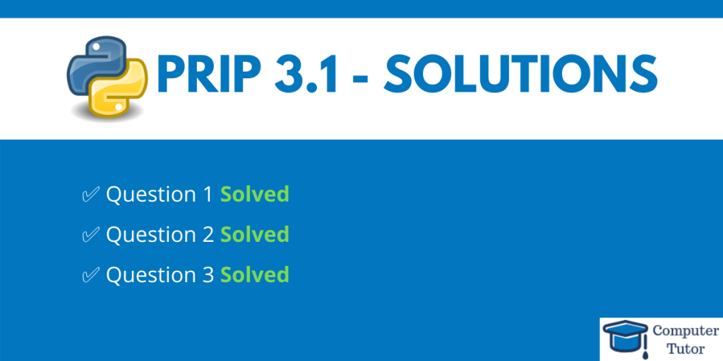 prip 3.1 sumita arora solutions